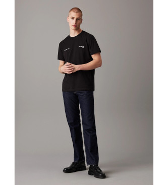 Calvin Klein Jeans T-shirt com logtipo preto