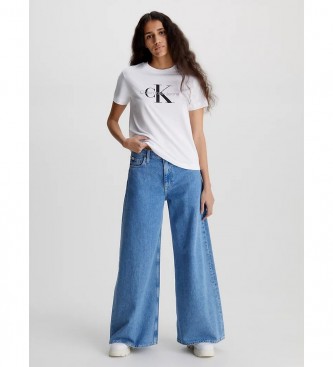 Calvin Klein Jeans T-shirt classica con monogramma bianca