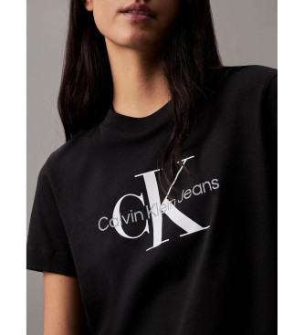 Calvin Klein Jeans T-shirt com monograma preto