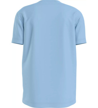 Calvin Klein Jeans Blaues Monolog-T-Shirt
