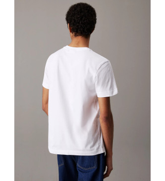 Calvin Klein Jeans Vanlig T-shirt med vit invvd etikett