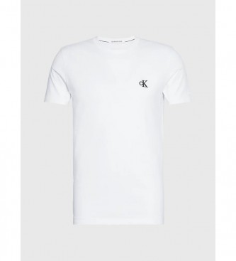 Calvin Klein Jeans Slank Essentieel T-shirt wit