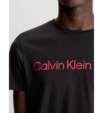 Calvin Klein Jeans T-shirt sottile con logo nera