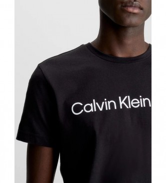 Calvin Klein Jeans Slim Logo T-shirt svart
