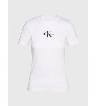 Calvin Klein Jeans T-shirt Slim Monogram branca