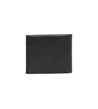 Calvin Klein Jeans Klasična usnjena denarnica črna