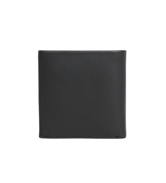 Calvin Klein Jeans Skórzany portfel Monogram Soft czarny