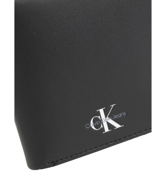 Calvin Klein Jeans Leather wallet Monogram Soft black