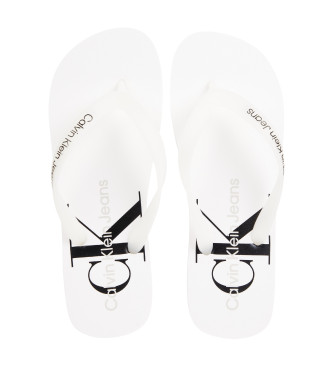 Calvin Klein Jeans Flip-flops Beach Monogram white