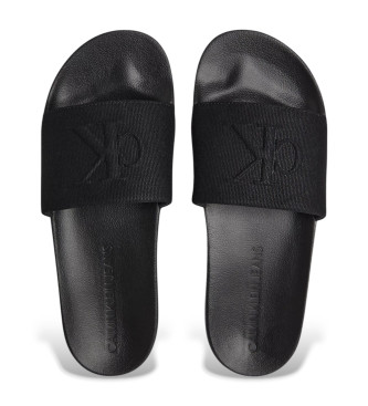 Calvin Klein Jeans Płócienne japonki z czarnym logo
