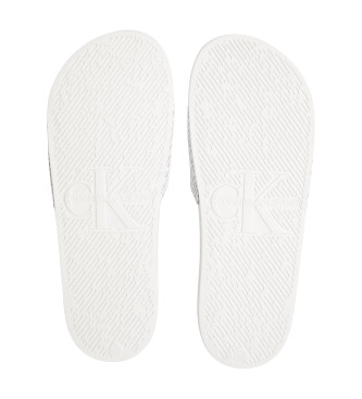 Calvin Klein Jeans Chanclas Slide Aop blanco