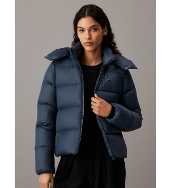 Calvin Klein Jeans Kurze Daunenjacke blau