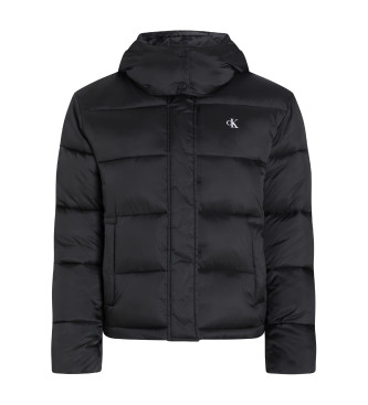 Calvin Klein Jeans Short fitted down jacket black