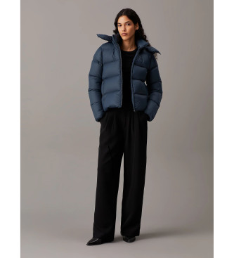 Calvin Klein Jeans Short down jacket blue