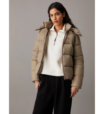 Calvin Klein Jeans Brown short down jacket