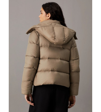 Calvin Klein Jeans Brown short down jacket