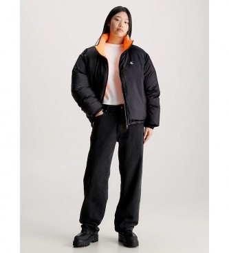 Calvin Klein Jeans Reversible down jacket 90's black, orange