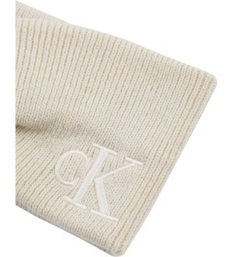 Calvin Klein Jeans Beige hoofdband met kruis