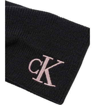 Calvin Klein Jeans Zwarte hoofdband met kruis