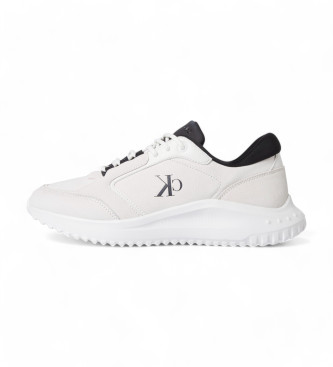 Calvin Klein Jeans Zapatillas de Piel Eva Runner Low blanco