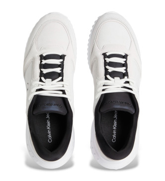 Calvin Klein Jeans Zapatillas de Piel Eva Runner Low blanco