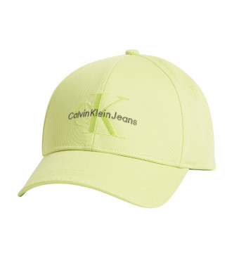 Calvin Klein Jeans Keps i twill lime