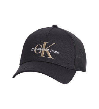 Calvin Klein Jeans Monogram Trucker Cap black - ESD Store fashion, footwear  and accessories - best brands shoes and designer shoes