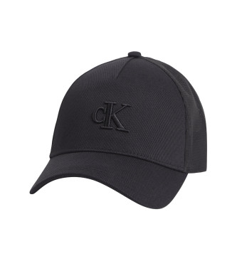 Calvin Klein Jeans Nuovo cappellino da camionista nero Archive