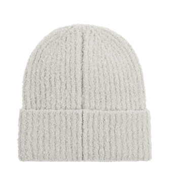 Calvin Klein Jeans Beige knitted beanie hat