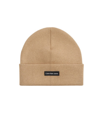 Calvin Klein Jeans Gorro logotipo beige