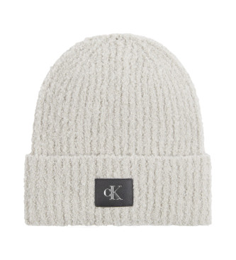 Calvin Klein Jeans Cappello lavorato a maglia ad anello beige