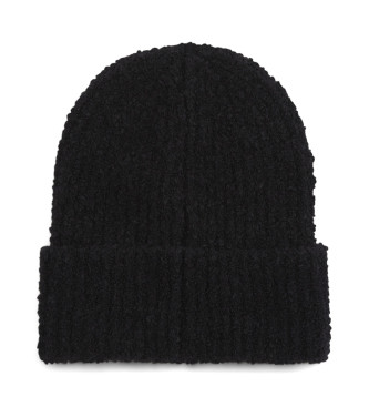 Calvin Klein Jeans Black looped knitted beanie