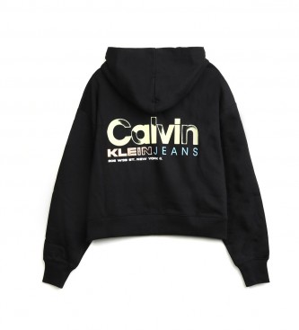 Calvin Klein Jeans Sweatshirt Knits Gradient Shift noir