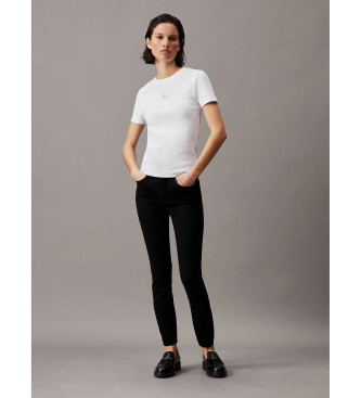 Calvin Klein Jeans Jeans alla caviglia super skinny neri a vita alta