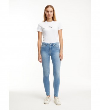 Calvin Klein Jeans Jean Mid Rise Skinny azul
