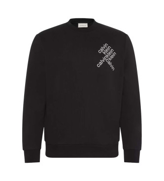 Calvin Klein Jeans Pull LS 350 Terry noir