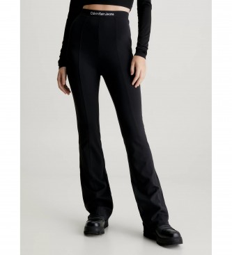 Calvin Klein Jeans Uitlopende legging milano zwart