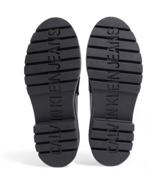 Calvin Klein Jeans Mocasines de piel Derby negro