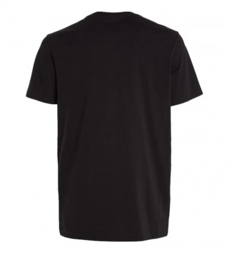Calvin Klein Jeans T-shirt Outro Monólogo de malha preta