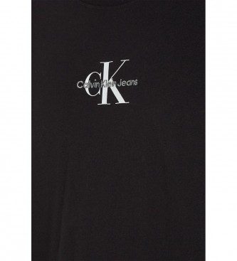 Calvin Klein Jeans Camiseta Other Knit Monologo negro