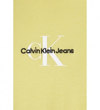 Calvin Klein Jeans T-shirt Other Knit Monologue żółty
