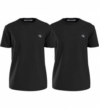 Calvin Klein Jeans Pack of 2 basic black T-shirts