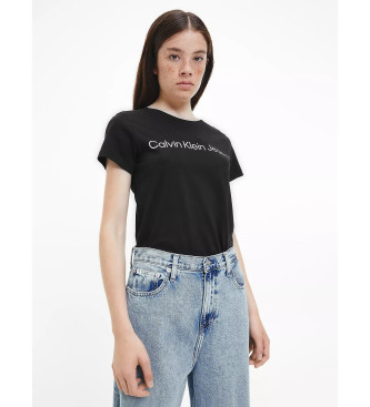 Calvin Klein Jeans Set van 2 T-shirts met logo wit, zwart