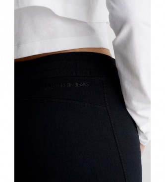 Calvin Klein Jeans Monograma Calças de Jogger preto