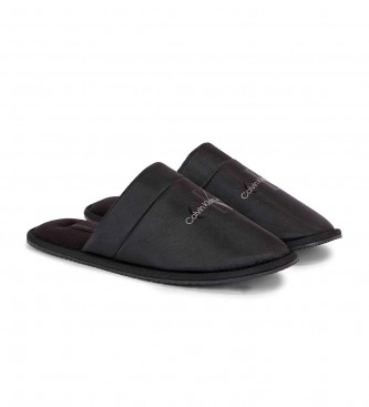 Calvin Klein Jeans Pantoufles Hotel Slipper Surfaces noir ESD