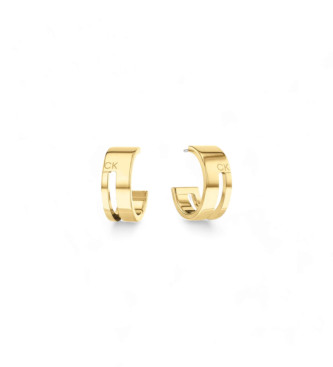 Calvin Klein Jeans Boucles d'oreilles plaques or Geometric Essentials