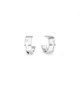 Calvin Klein Jeans Pendientes Geometric Essentials plateado