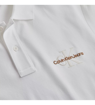 Calvin Klein Jeans Poloshirt mit weiem Monogramm