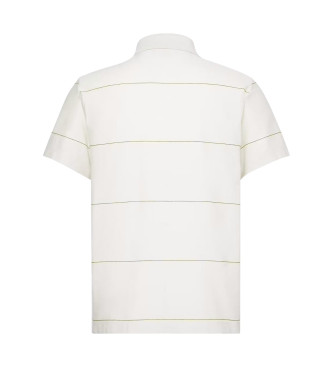 Calvin Klein Jeans Polo Cross Grain biały