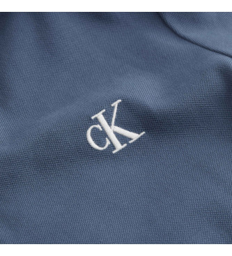 Calvin Klein Jeans Blauwe slanke polo